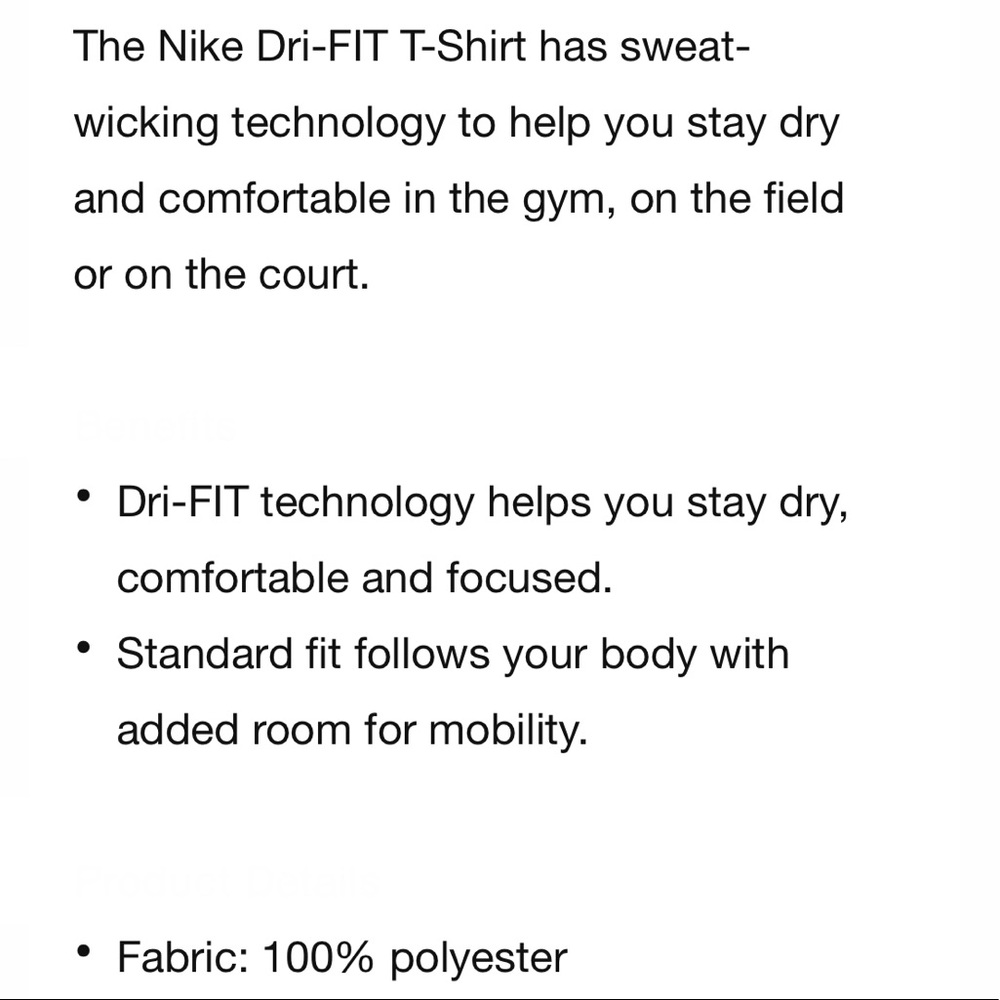 NWOT Nike Dri-Fit Shirt - Picture 12 of 12